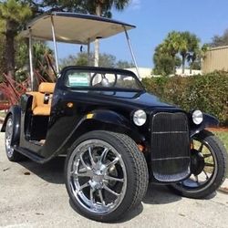 2026 BLACK California Roadster Golf Cart 4 Passenger Seat LSV LITHIUM