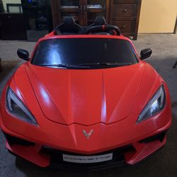 Corvette Convertible Car for Kids 3+