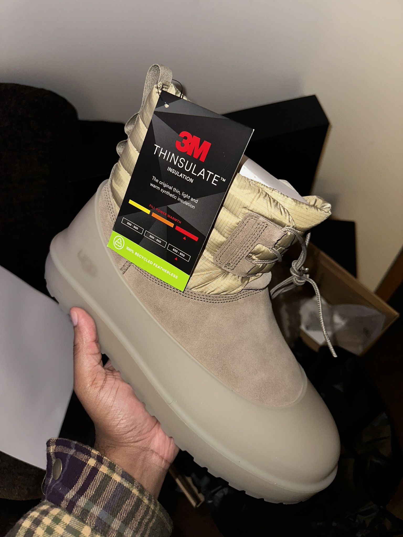 Ugg Mens Mini Lace Up Weather Boot