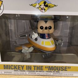 Mickey in the “Mouse” Funko POP! Rides Disney 2022 D23 Exclusive w/Expo Sticker