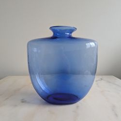 Cobalt Blue Glass Vase