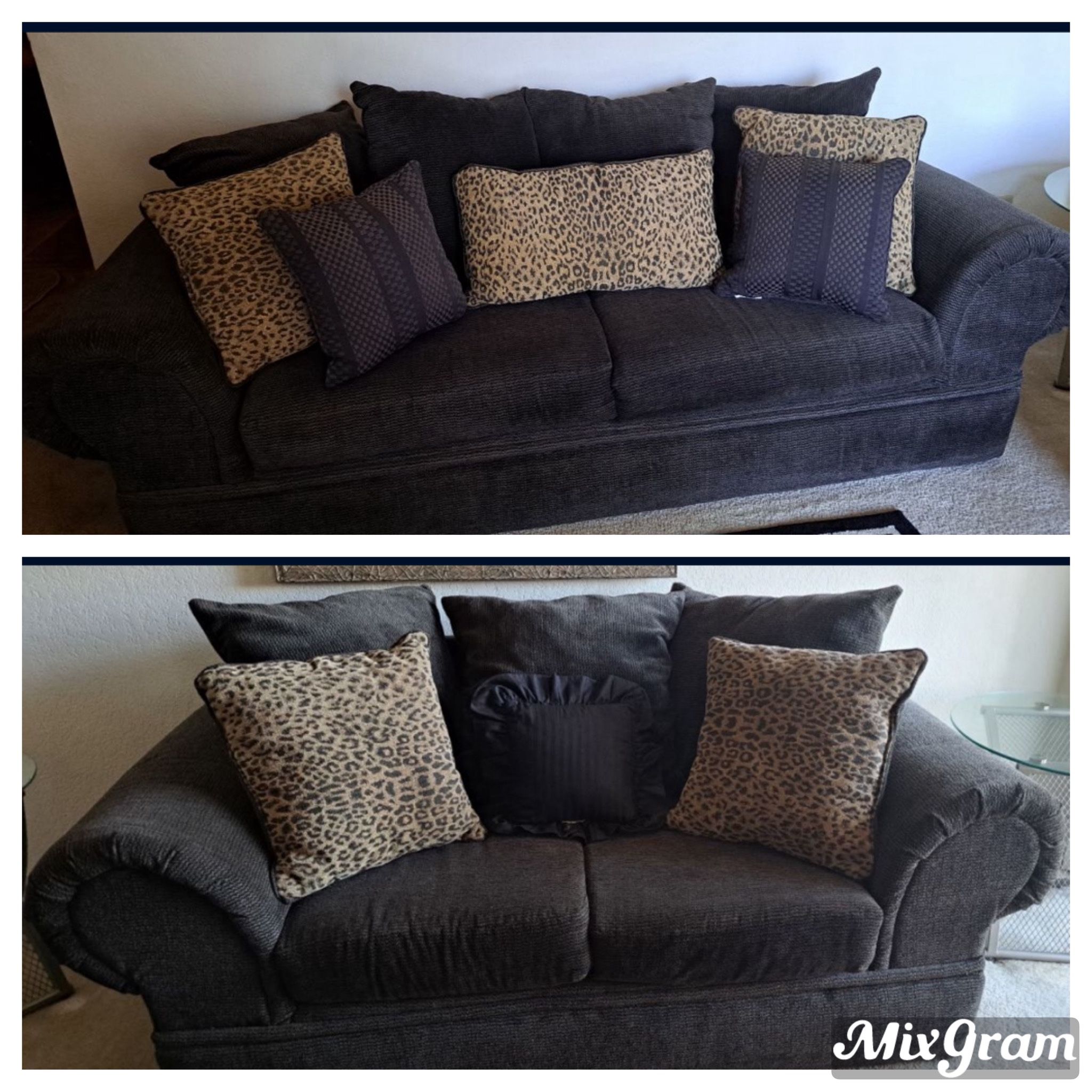 Sofa & Love Seat Couches Pillows Included $100