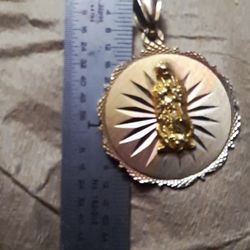  Tri-tone 14 Kt Pendant