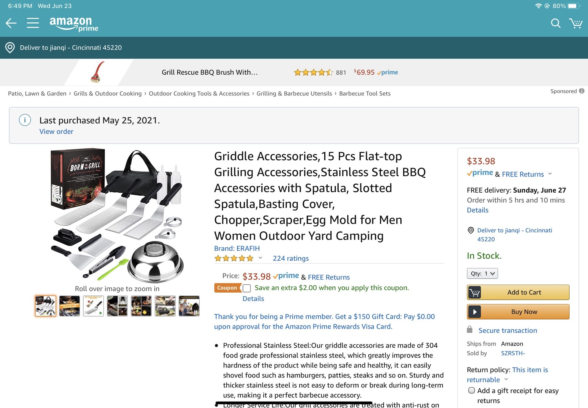 Griddle Accessories