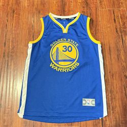 Steph Curry Fanatics NBA Golden State Warriors Jersey Youth/Kids Sz Med Read Blw  