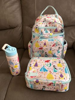 Simple Modern Kids backpack, lunch pail and water bottle