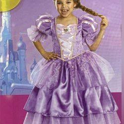  Disney Princess Girls Size Medium 7-8 Rapunzel Kids' New