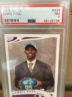 2005 Tops Chris Paul RC Card PSA 7