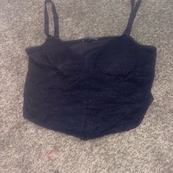 Corset style top