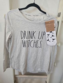 Rae dunn top & socks set #8