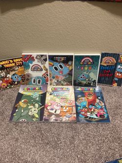 Amazing World of Gumball DVD/book lot