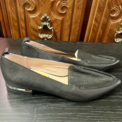 Black Leather Franco Sarto women’s shoes size9