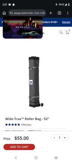 EZ Up Tent Canopy Roller Cover Protection Bag Only