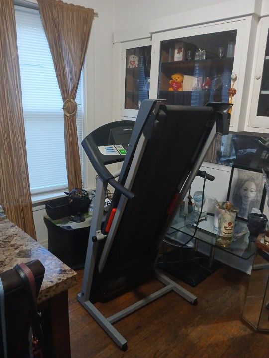 Grey Treadmill Machine