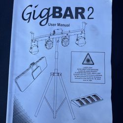 2x CHAUVET DJ GigBAR 2 Complete Lighting Systems – MINT COND - 