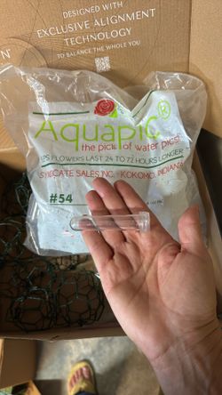 100 Pack Of Tubes For Single Flowers