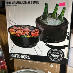 Tailgate Grill/ Cooler Combo
