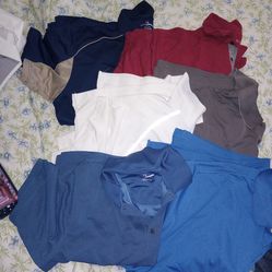 7 Men polo shirts,4 T-shirts, All XXL