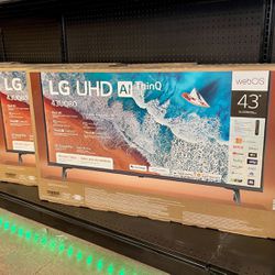43UQ80 43” Lg Smart 4K LED UHD Tv 