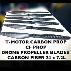 T-Motor Carbon Prop - CF Prop - Drone Propeller Blades Carbon Fiber 24 X 7.2L