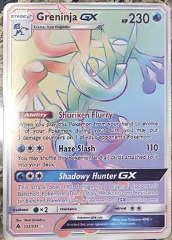 Gerninja pokemon card