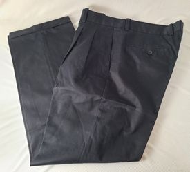 Nordstrom Mens Classic BLACK Pants, Size 35x30