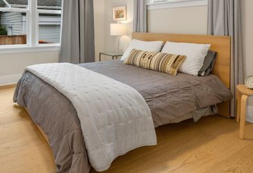 QUEEN IKEA MALM BED AND MATTRESS (two available)