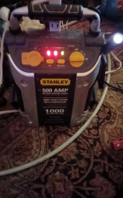 Stanley 500 Amp Jump-Start System with Compressor