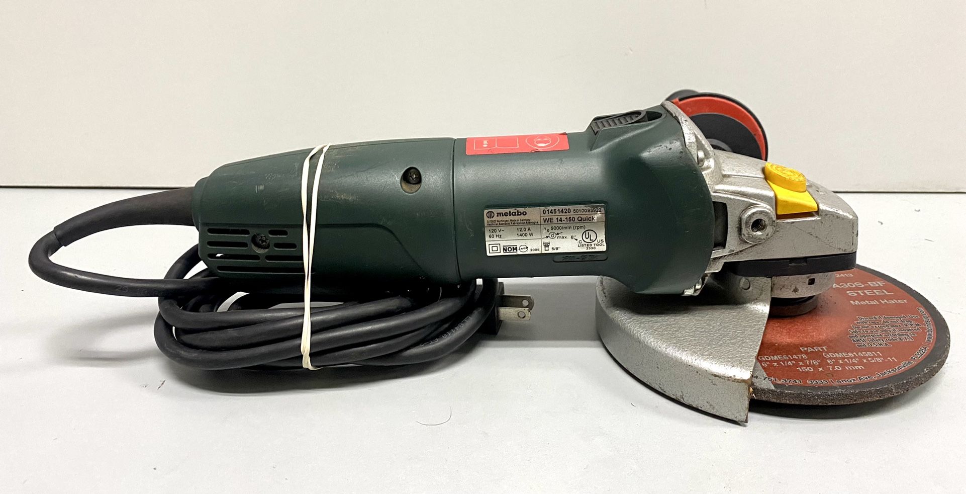 Metabo 6” Angle Grinder (WE14-150)