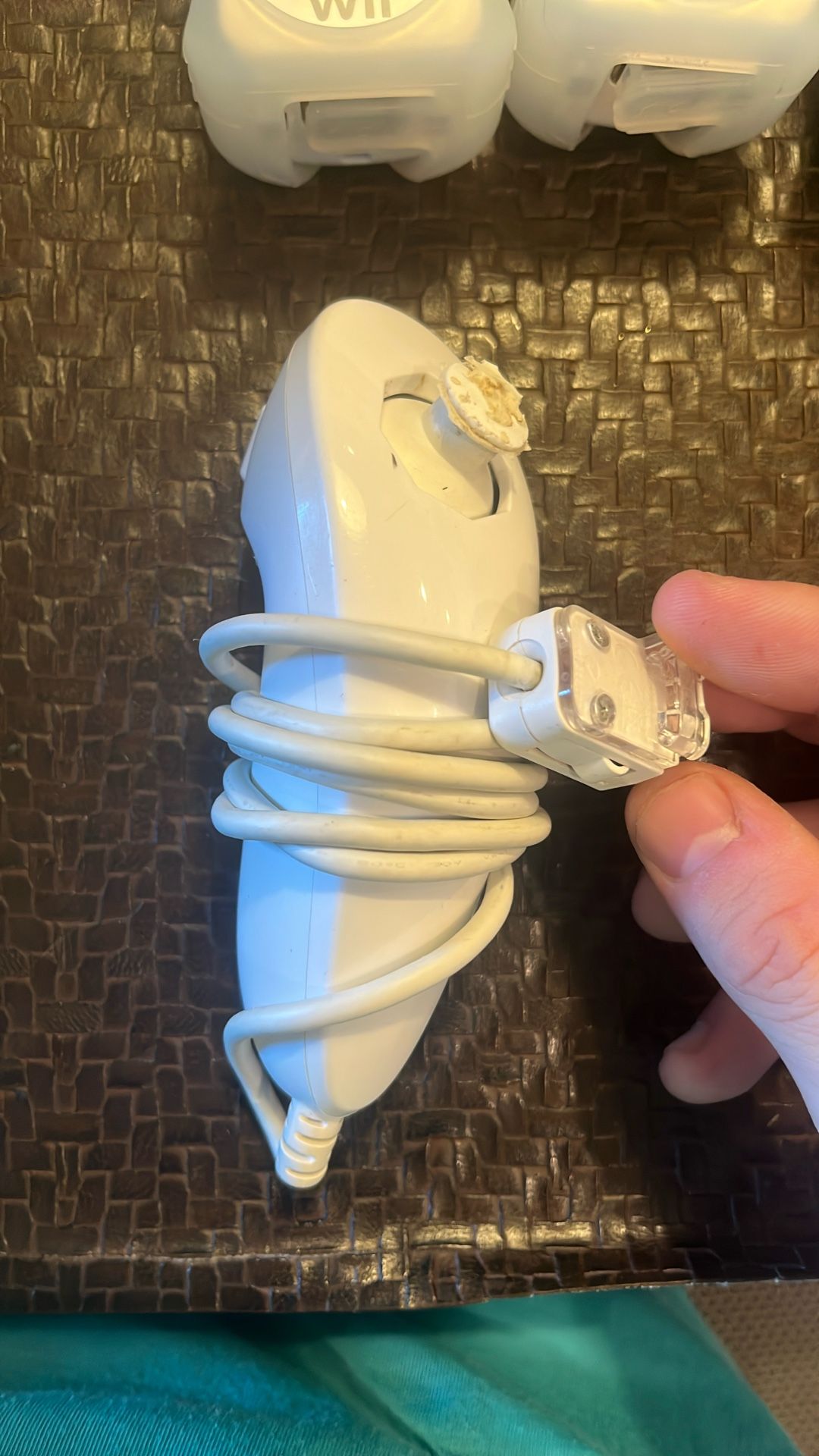 Nintendo Wii White Nunchuck Controller (RVL-004) Official Genuine OEM