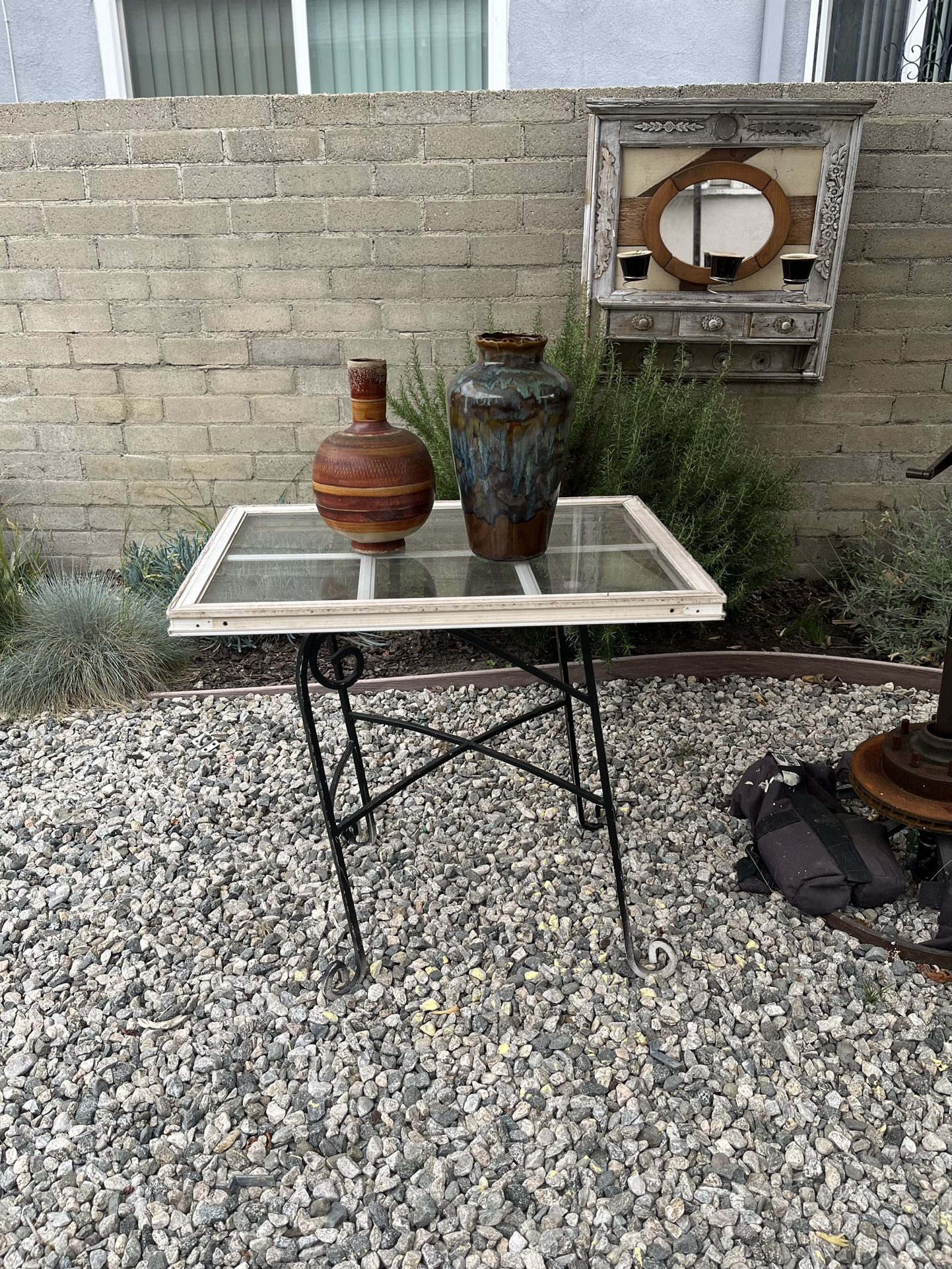 Small outside patio table bistro table