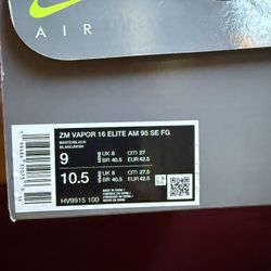 Mercurial Vapor Airmax 95 Size 9 