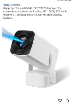 Sepymp  Mini Projector portátil 4k