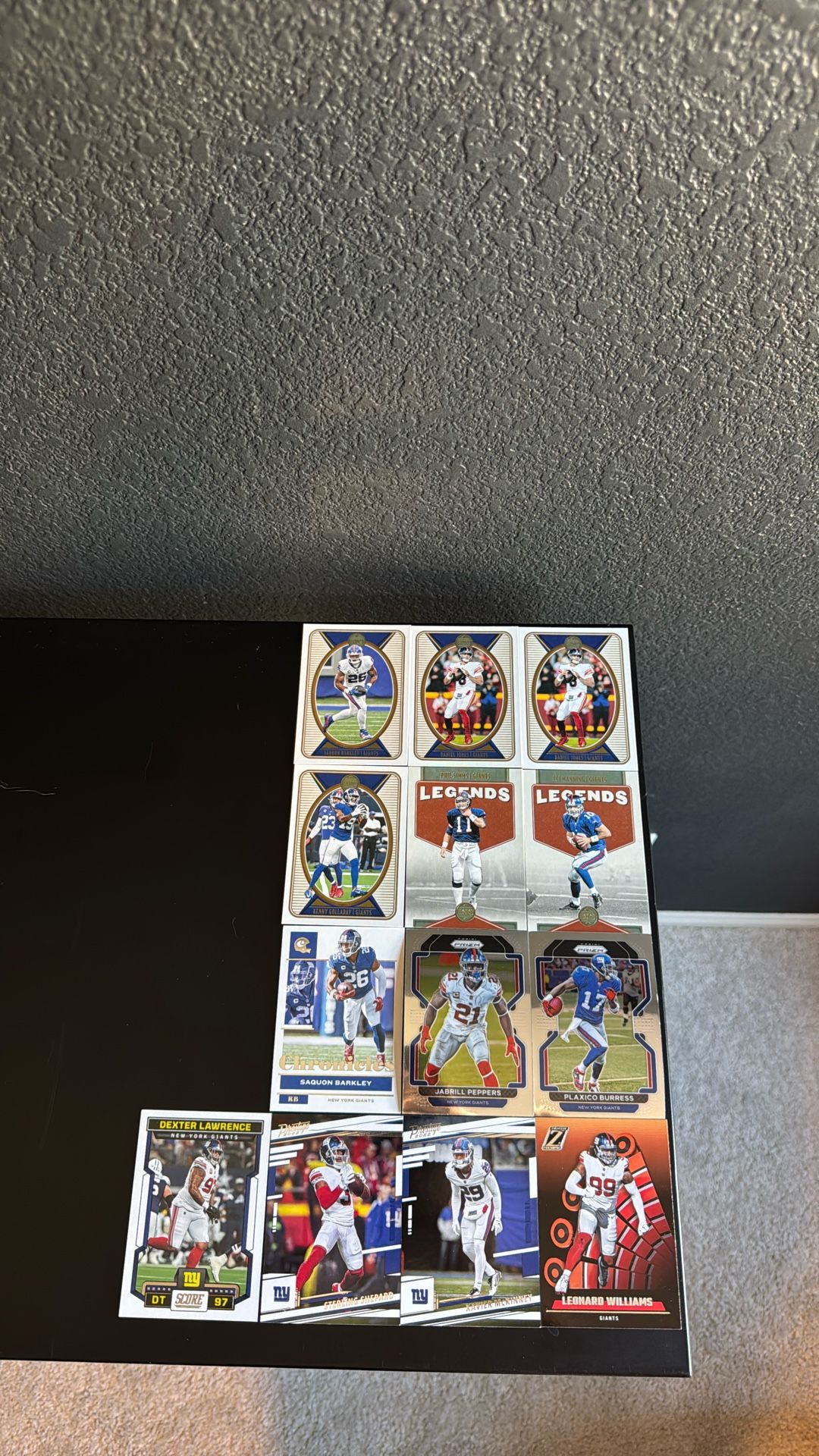 Football Cards New York Giants
