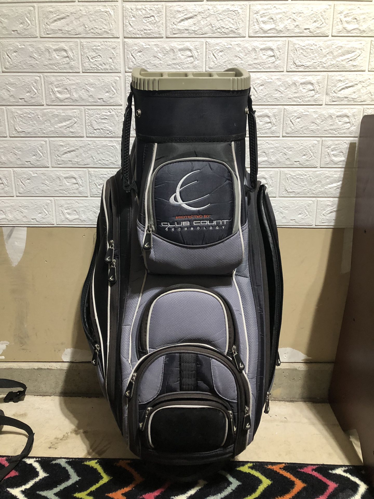 Golf Cart Bag Unique Club Count Technology