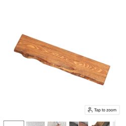 Live Edge Wooden Shelves