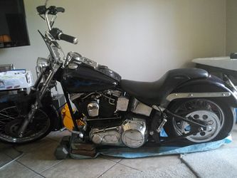 1995 HMDE 1340 CC. HARLEY PICOCK Blue/ BLACK