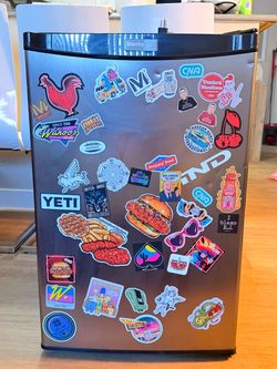 Danby Designer Mini Fridge with Stickers