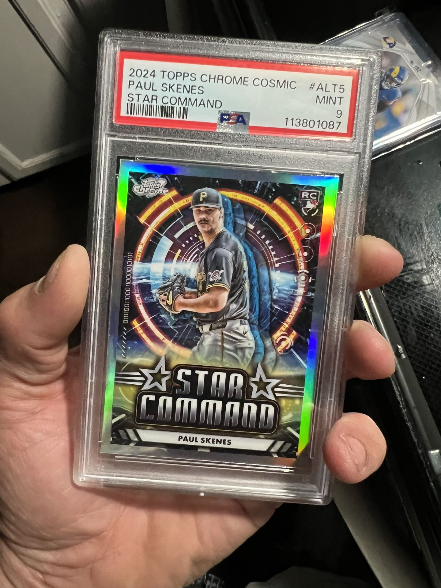 2024 Topps Chrome Cosmic Paul Skenes Star Command Mint 9