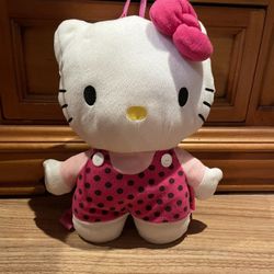 Hello Kitty Plush Mini Backpack
