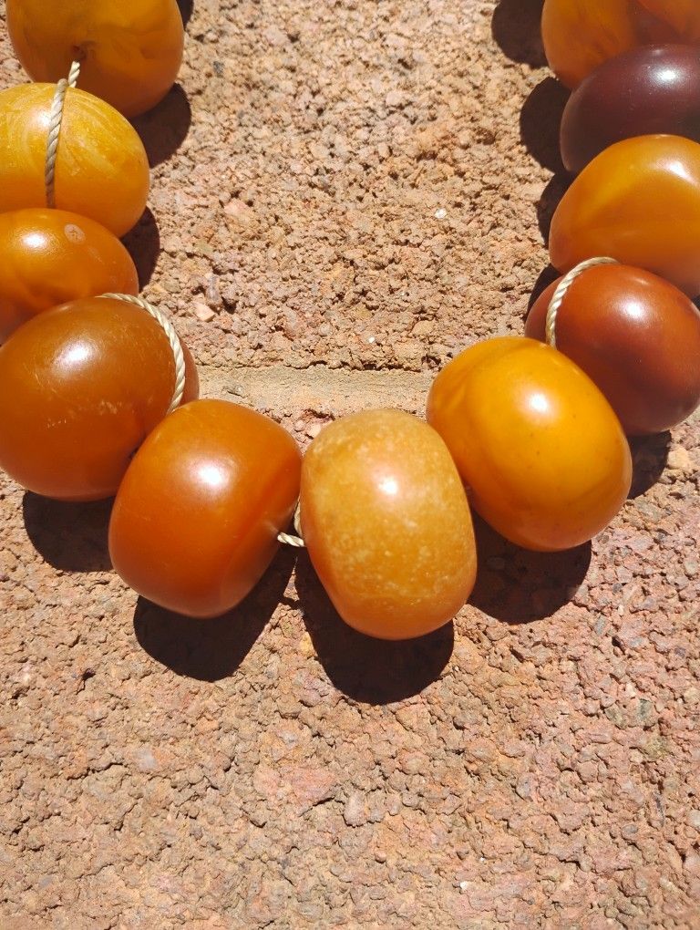Rare African Amber Beads