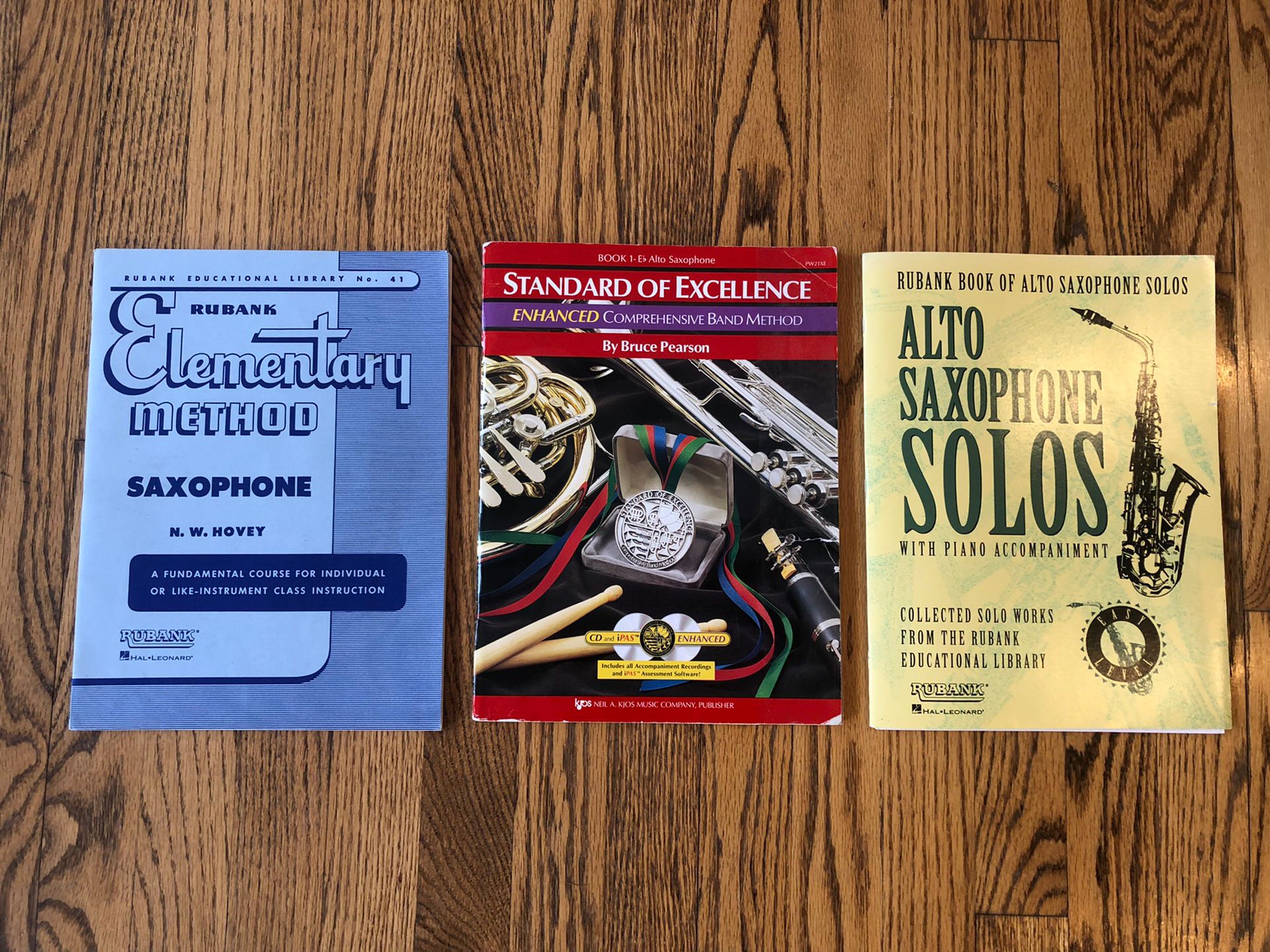 3 Alto Saxophone Beginner Books