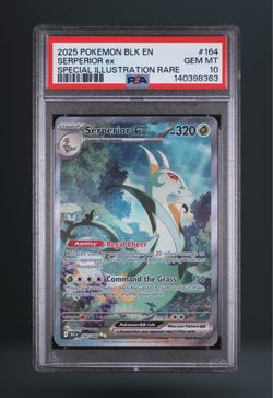 Serperior ex PSA 10 Special Illustration Rare 164/086