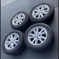 4 X 215/65r16 5x4.5 5x114.3 Stock Mustang Tacoma Civic Sentra Altima Camry Rims Wheels With Tires!!!!!!