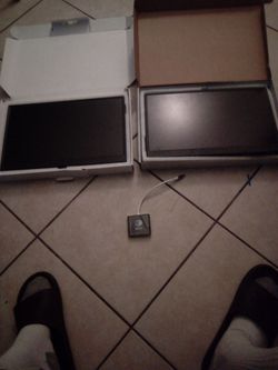 Portable gaming screens 35 each