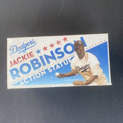 Jackie Robinson Action Statue LA Dodgers April 15 2005 Dodger Stadium In Box
