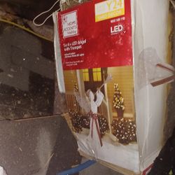 LED Angel  With Trumpet