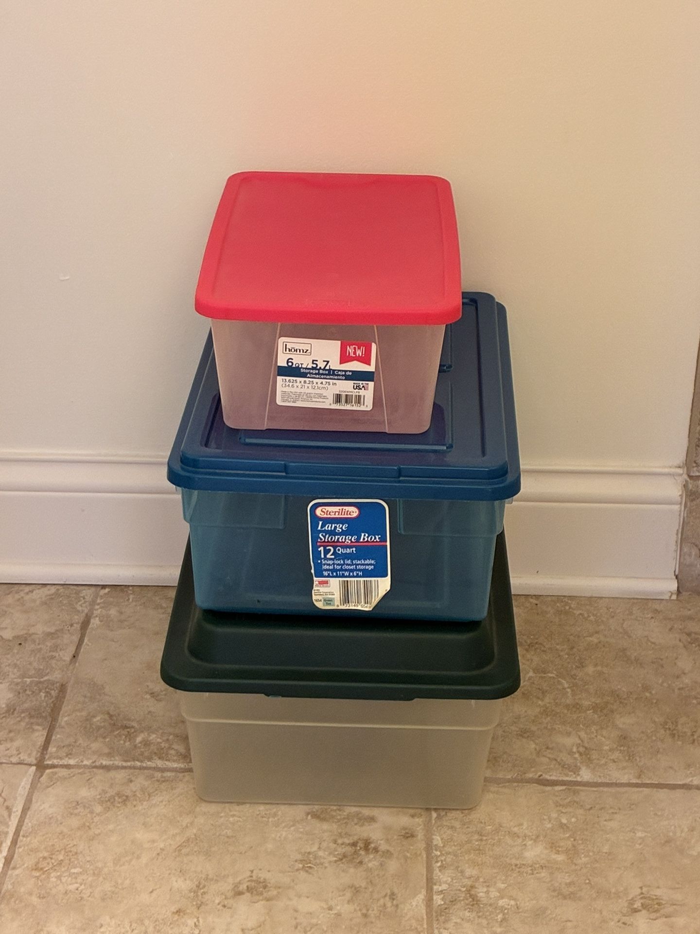 3 Storage Containers