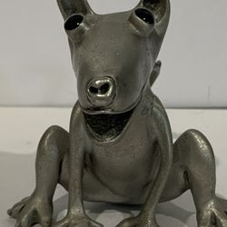 Stepper Pewter Bill Nose Terrier Puppy Figurine