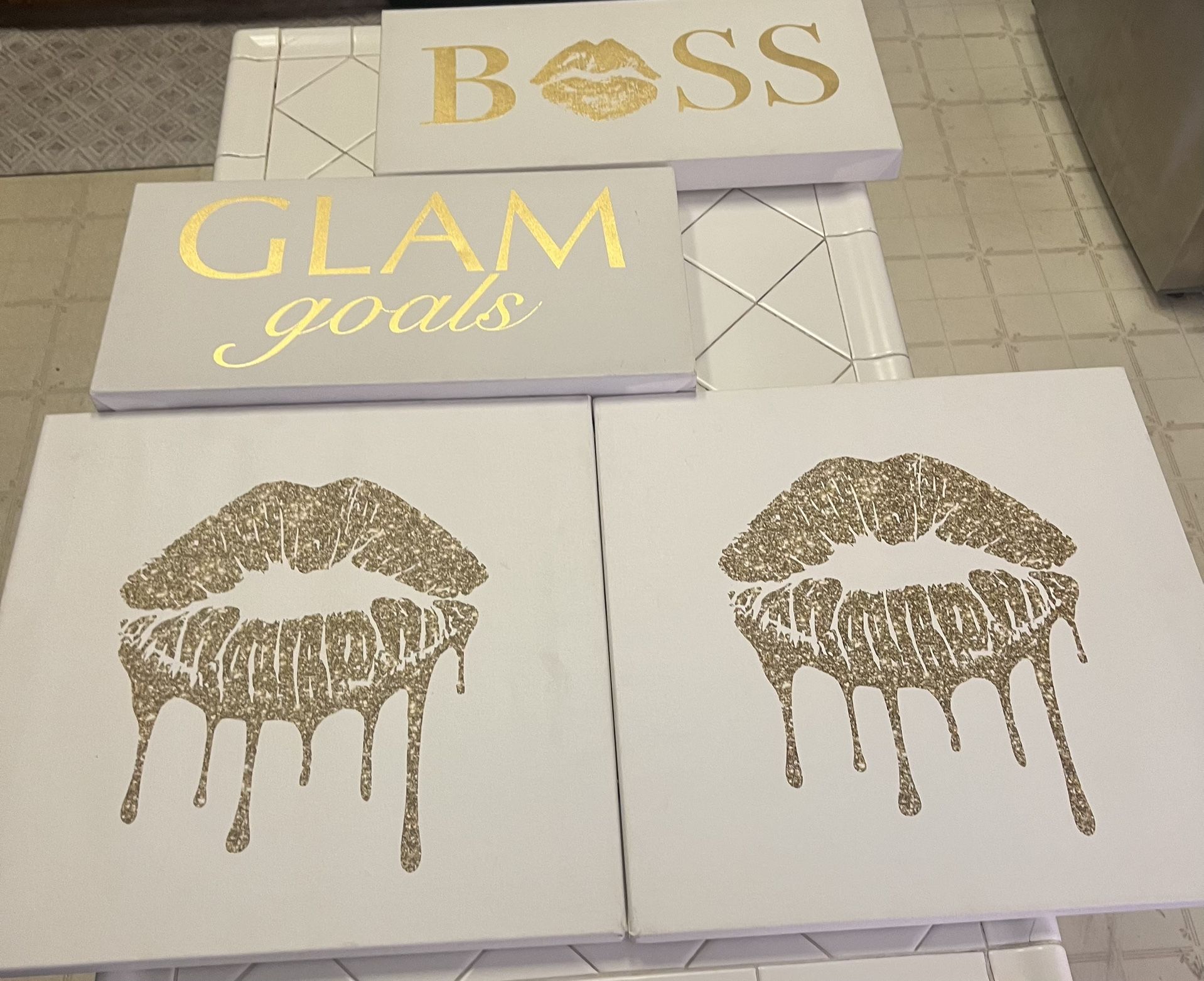 Kylie Lips Wall Art And Frames
